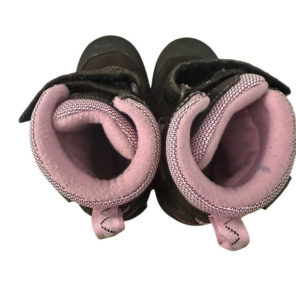 L.L. Bean Kids Snow Boots - Black and Pink - Picture 6 of 8